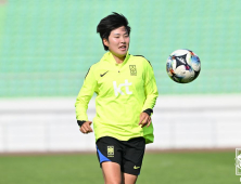 ‘지소연·이금민 출격’ 신상우호, 중국전 선발 발표