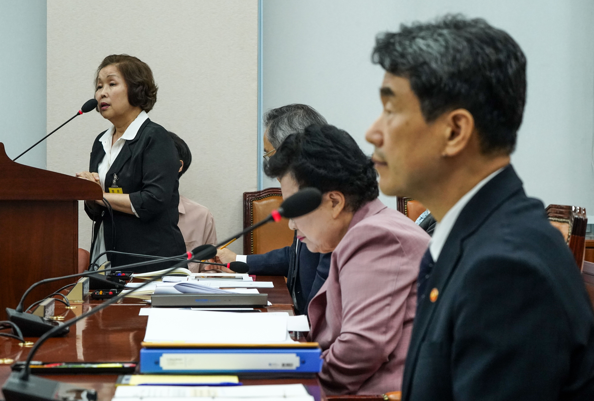 손효숙 리박스쿨 대표 청문회서 “심신미약자 돼…이해할 수 없다”