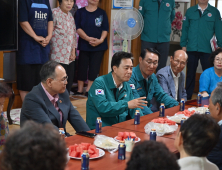 김태흠 지사, 홍성·공주 찾아 무더위쉼터 폭염 대응 점검