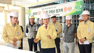 조규일 시장, 폭염 대비 특별 안전점검 나서… 현장근로자 안전 집중관리