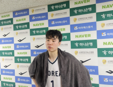 이현중 “원하는 농구 실현…대표팀 형들 고마워” [쿠키 현장]