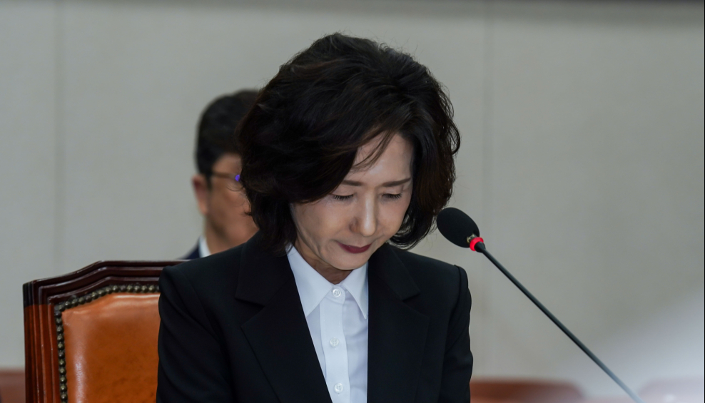 이진숙‚ 자녀 조기유학·논문 의혹에 “진심으로 사죄”
