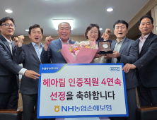의령농협 손순덕 계장, 농협손해보험 헤아림 인증직원 4년연속 선정