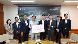김해시 주촌면 무지개공원 맨발산책로 개방