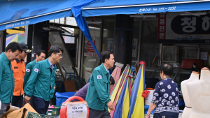 김태흠 지사, 당진·예산 호우 대응 현장 점검