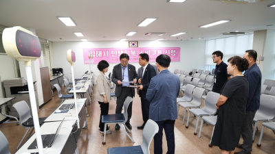 홍태용 김해시장… 김해시 시민 민생회복 소비쿠폰 지급 '이상무'