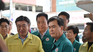 김태흠 지사, 윤호중 행안부 장관에 특별재난지역 선포 건의