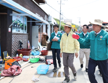 “수해복구에 최선 다하겠다”…박완수 지사, 의령·합천 피해현장 점검
