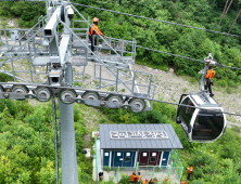 정선 가리왕산 케이블카 ‘안전사고 이상무’