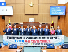 부안군의회, 제363회 임시회 ‘한빛원전 1·2호기 수명 연장 중단’ 촉구
