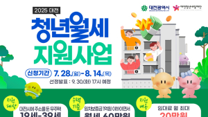 대전시, 무주택 청년 3000명에 월 20만원 월세 지원