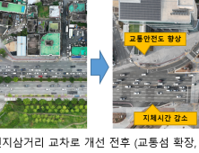 “교차로 개선 후 도로가 뻥 뚫렸습니다”