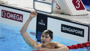 김우민, 세계수영선수권 자유형 400ｍ 동메달…2회 연속 입상