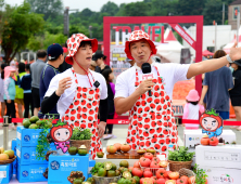 화천군, 토마토 축제장에서 공영 홈쇼핑 라이브 방송