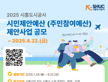 시흥도시공사, 2026년 시민제안예산 제안사업 공모