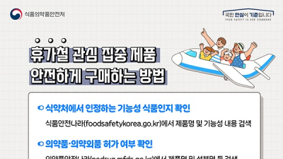 식약처, 휴가철 온라인 식의약품 불법·부당광고 719건 적발