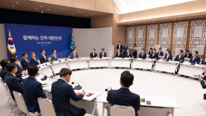 TK신공항·취수원 문제…김정기 대구시장 권한대행, 이 대통령에 현안 해결 건의