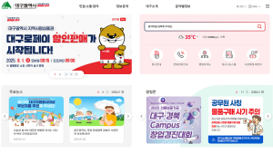 대구시 홈페이지·도서관 서비스 등 165종, 전기시설 공사로 일시 중단