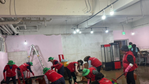 영광군, 무안군 수해 복구 자원봉사자 긴급 지원