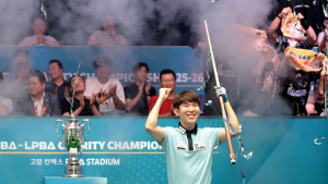 모리 유스케, 엄상필 꺾고 프로당구 PBA 투어 첫 우승