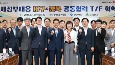 대구·경북, 새정부 국정과제 공동 협력 태스크포스(T/F) 발족