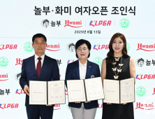 KLPGA 정규투어 ‘놀부-화미 여자오픈’ 조인식…총상금 12억원 규모