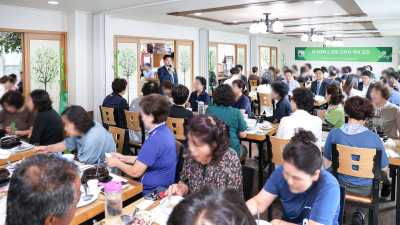 박순진 대구대 총장, 현장 근무자와 ‘삼계탕 오찬’