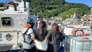 통영해경, 욕지도 응급환자 신속한 이송으로 소중한 생명 지켜