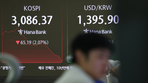코스피, 3100선 아래로 ‘털썩’...코스닥 2.7%↓