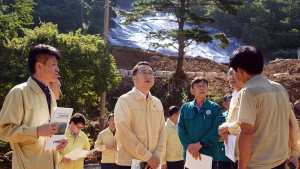 김인호 산림청장, 산청군 산사태 피해지 현장점검 [쿠키포토]