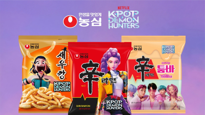 ‘케데헌’서 튀어나온 신라면·새우깡…농심, 캐릭터 제품 출시