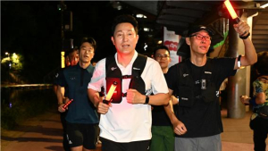 오세훈, ‘서울 러닝 순찰대’와 홍제천 일대 순찰
