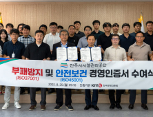 진주시설관리공단, 국제표준화기구(ISO) 인증 획득